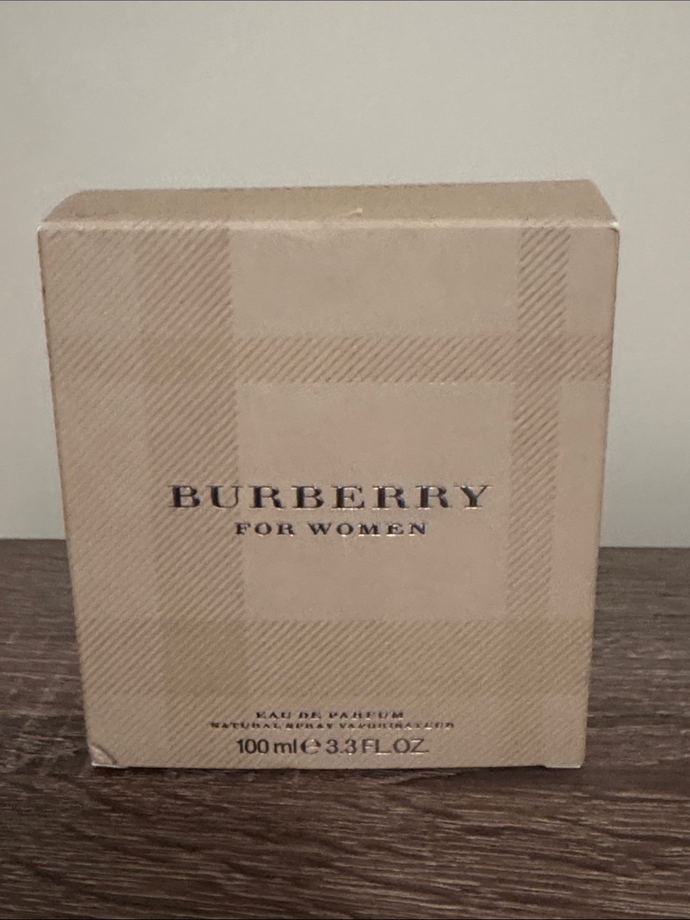 Burberry Beige Plaid Women's Fragrance Box